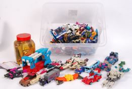 COLLECTION OF 1980's G1 TRANSFORMERS TOYS BY HASBRO