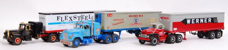 FIRST GEAR 1:34 SCALE DIECAST MODEL TRUCKS