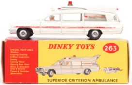 VINTAGE DINKY TOYS 263 SUPERIOR CRITERION AMBULANCE