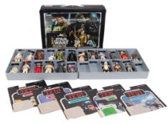 VINTAGE STAR WARS COLLECTORS CASE AND ACTION FIGUR