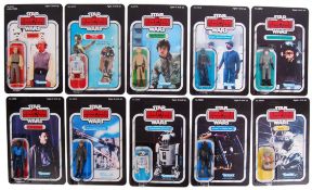 VINTAGE STAR WARS FIGURES CARDED FOR DISPLAY