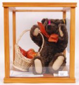 DANBURY MINT STEIFF TEDDY BEAR ' SCRUMPY '