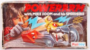 RARE 1975 PALITOY 'POWERARM' WITH MIKE SPEED ACTIO