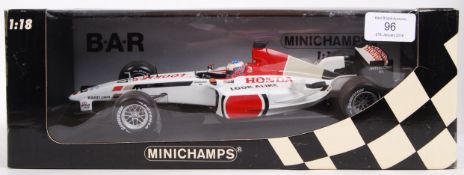 MINICHAMPS 1:18 SCALE DIECAST MODEL FORMULA ONE CA