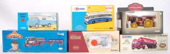 ASSORTED CORGI STEAM & OTHER DIECAST MODELS