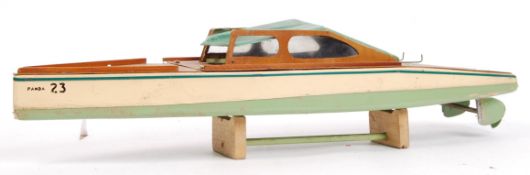 VINTAGE PANDA MODELS MADE ELECTRIC MODEL BOAT