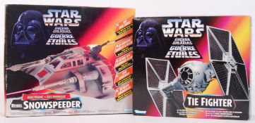 STAR WARS KENNER ELECTRONIC SNOWSPEEDER AND TIEFIG