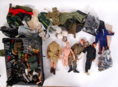 ASSORTED VINTAGE PALITOY ACTION MAN FIGURES, CLOTH