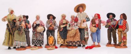 COLLECTION OF RARE FRENCH MARINACCI GREOUX FIGURES