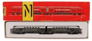 VINTAGE PIKO N GAUGE RAILWAY TRAINSET PASSENGER CA