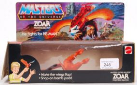 MASTERS OF THE UNIVERSE ZOAR ACTION FIGURE BOXED