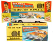 INCREDIBLE EX-SHOP-STOCK CORGI MAN FROM UNCLE THRUSH BUSTER WHITE DIECAST MODEL 497