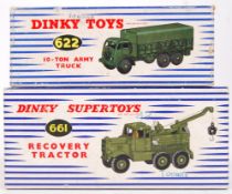 VINTAGE DINKY TOYS MILITARY DIECAST MODELS