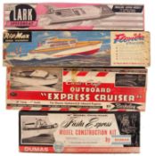 VINTAGE 1950's / 60's MODEL BOAT KITS
