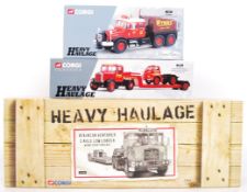 CORGI HEAVY HAULAGE DIECAST MODEL VEHICLES