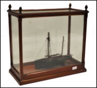 An early 20th century scratchbuilt model of a Hull