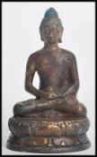 A 19th century Chinese bronze figurine of a Buddha