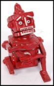 ROBOT CAST IRON MONEY BANK