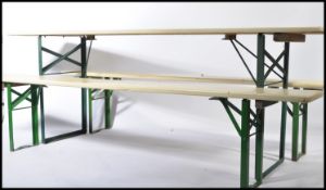 A vintage industrial / festival / garden Trestle t