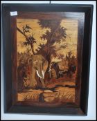 A vintage 20th century picture made entirely from