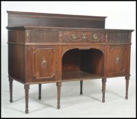 A 19th century mahogany Chippendale revival sidebo