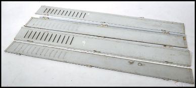 A pair of vintage mid century painted French metal