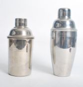 Two vintage 20th century silver plated art deco co