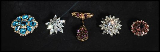 A group of early 20th century costume dress jewell