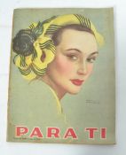 A vintage mid 20th century Argentinian Para Ti ( F