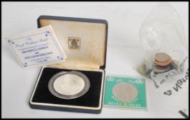 A proof medallion commemorating the wedding of HRH