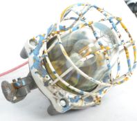 A retro mid century Industrial bulkhead pendant la