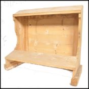 An unusual 19th century country pine eclesiastical