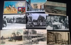 All world postcards. 1600+ vintage Foreign. All sm