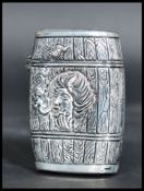 A silver plated vesta case match strike in the for