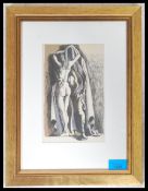 Michael Ayrton ( British, 1920-1992 ) Lithograph printed in colours framed and glazed. Measures 20cm