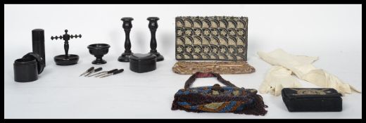 A collection of stunning ladies evening bags dating from the early 20th century together with an