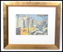 EDWARD BAWDEN R.A. ( 1903-89 ) A framed and glazed Lithograph ' Rome ' by Edward Bawden.