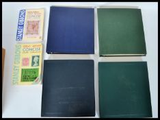 STAMP COLLECTING Four 2nd hand Pragnell Multo Ring binder albums all full with faced leaves. Also