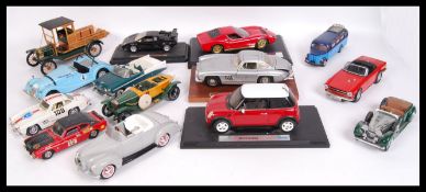BURAGO FRANKLIN MINT & DINKY DIECAST MODEL CARS