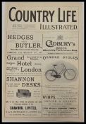 A 19th century Victorian Country Life Illustrated vol 1 no 1 issue magazine full with various