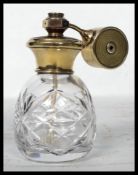 A stunning glass and enamel ladies perfume bottle atomiser, stunning red enamel detail with
