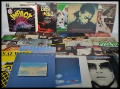 Vinyl Records - A good collection of vinyl long play LP records featuring various artists and genres