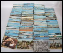 Small size view postcards. Predominantly British. Box with approx 1500