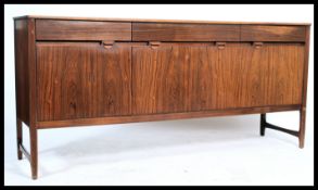 Nathan Furniture - Caspian range - A retro vintage 1960's teak wood sideboard comprising of three