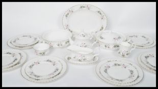 A retro Royal Kent part dinner service in ' The Sylvia ' pattern, consisting of various  plates,