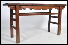 A believed late Qing dynasty 19th century antique large  Chinese alter / side table from the