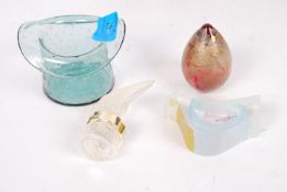 A collection of 20th century glassware to include Isle of Wight, Lalique, and others please refer to