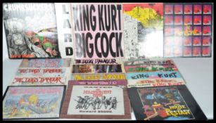 A collection of long play LP and 12