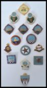 A collection of vintage 20th century enamel badges to include Masonic Bowling badges such as