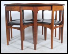 Nathan Furniture - Caspian range - A retro vintage 1960's teak wood extending dining table